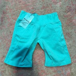 NVGTN Turquoise Activewear Shorts